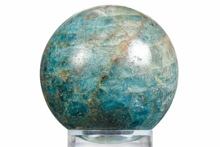 Bright Blue Apatite Sphere - Madagascar #334077